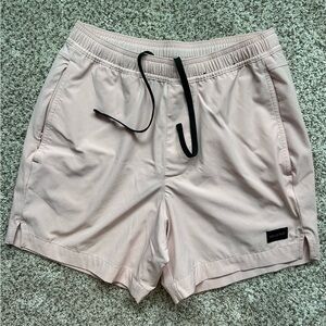 Hollister Men's Soft Pink Athletic Shorts